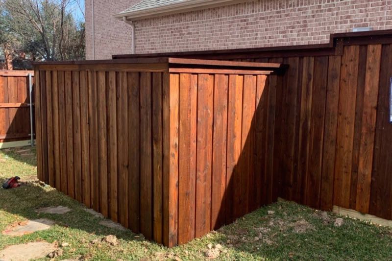 Cedar Privacy Fence in Fort Worth